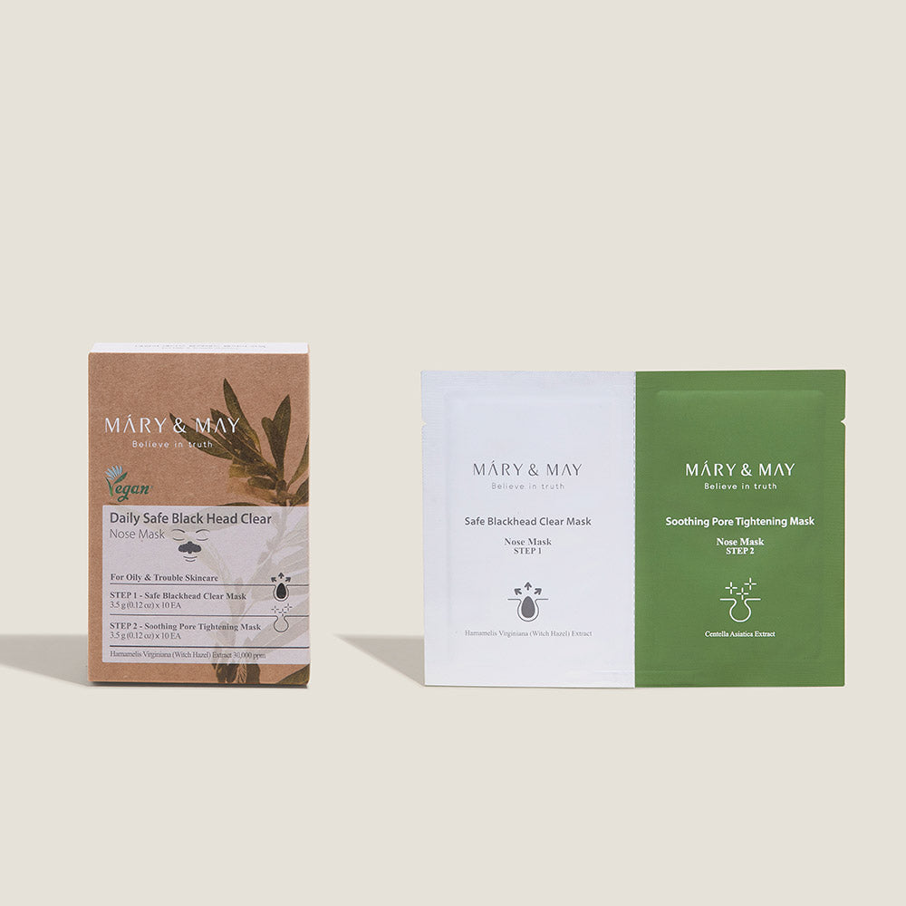 Mary&May デイリーセーフブラックヘッドクリアノーズマスク