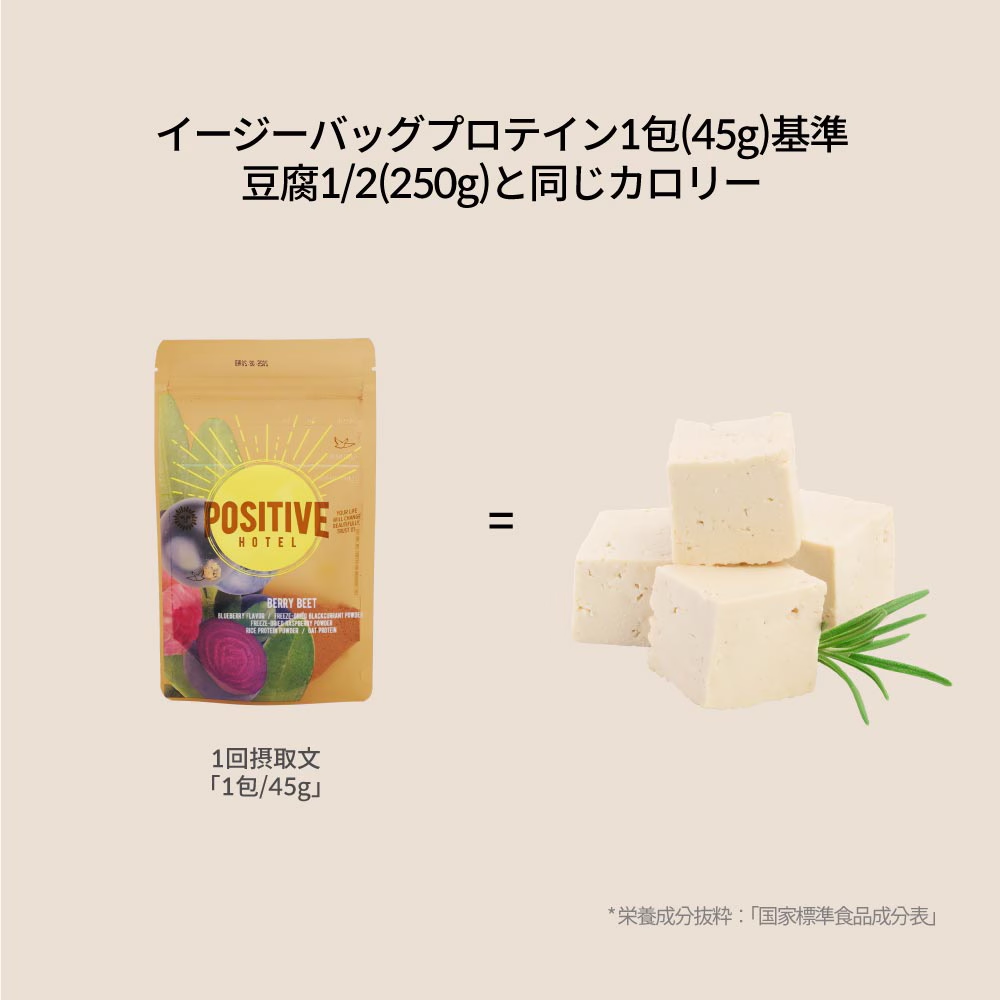 POSITIVE HOTEL イージーバッグ チックピーグレイン
