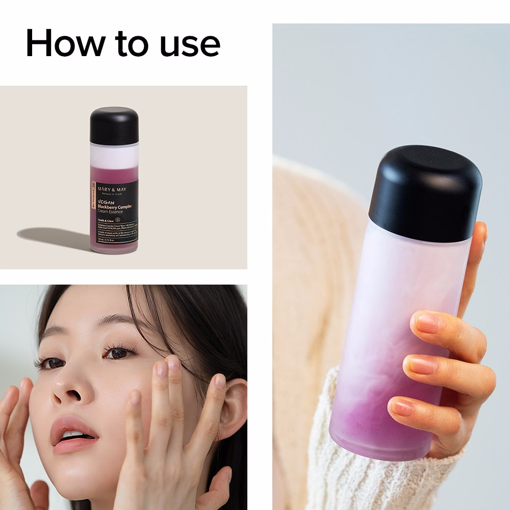 Mary&May ヴィーガンブラックベリーコンプレックスクリームエッセンス