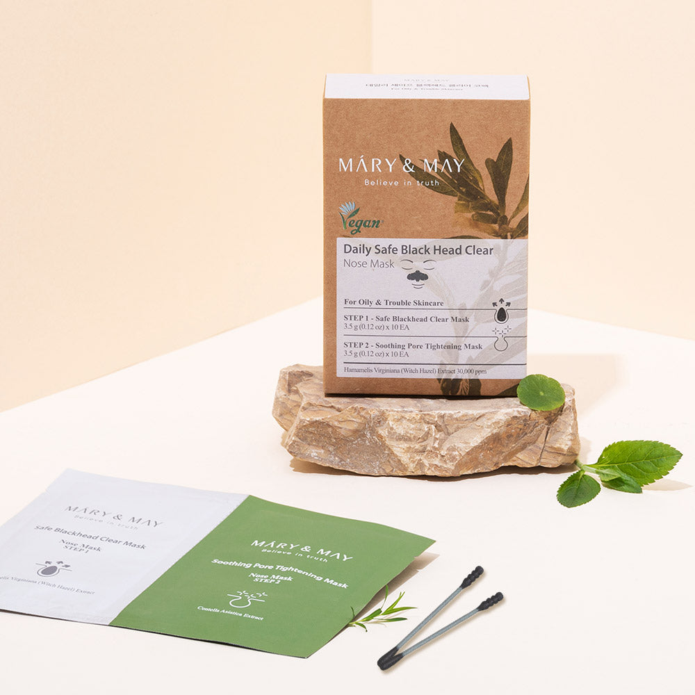 Mary&May デイリーセーフブラックヘッドクリアノーズマスク