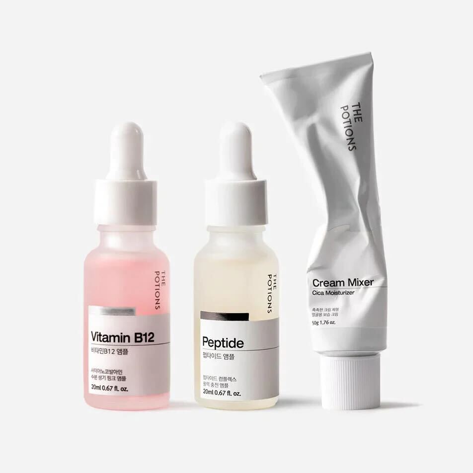 THE POTIONS デューイドロップトリオ|美容液2点&クリーム1点のセット
