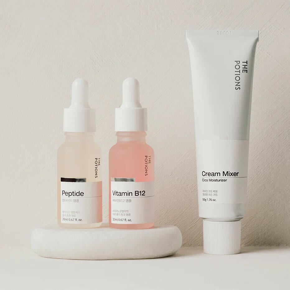 THE POTIONS デューイドロップトリオ|美容液2点&クリーム1点のセット