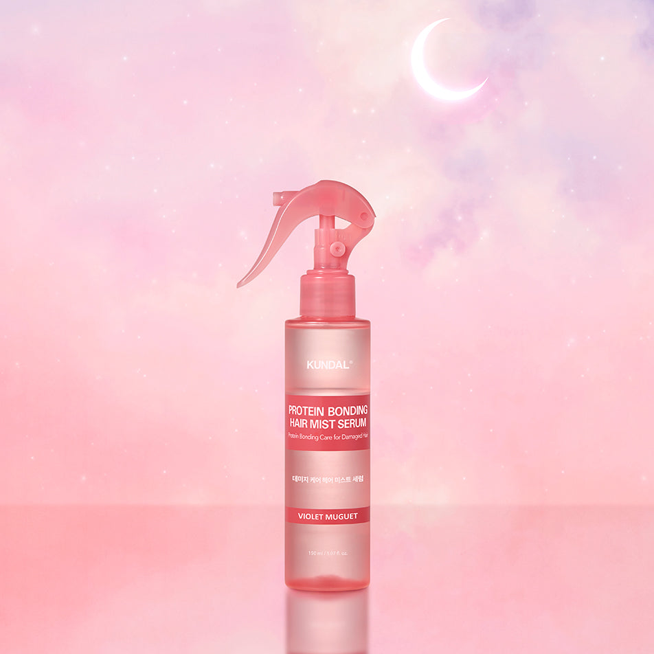 KUNDAL プロテイン ダメージケアヘアミストセラム|バイオレットミュゲ