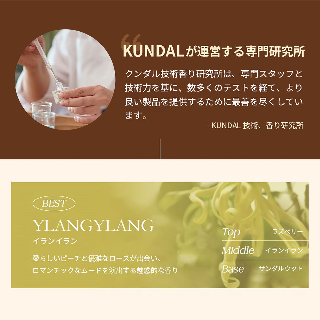 KUNDAL ハニー&マカデミア ネイチャーシャンプー|イランイラン