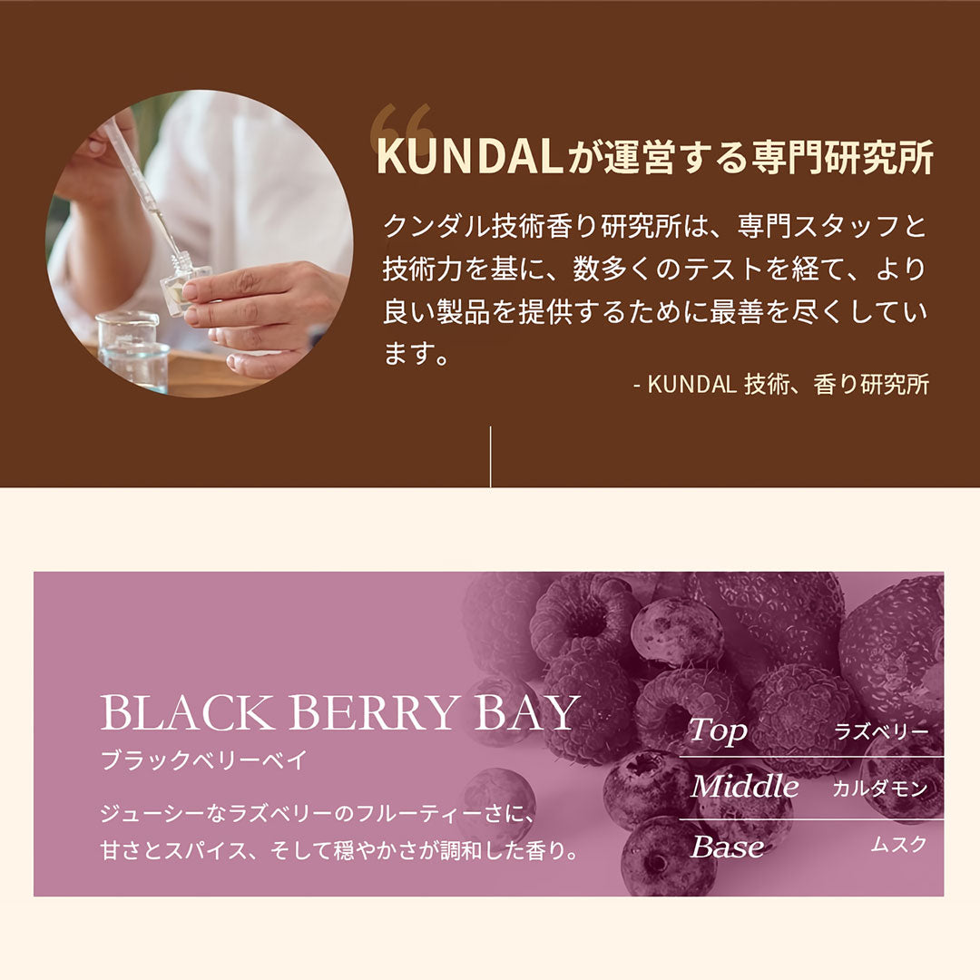 KUNDAL ハニー&マカデミア プロテイントリートメント|ブラックベリーベイ