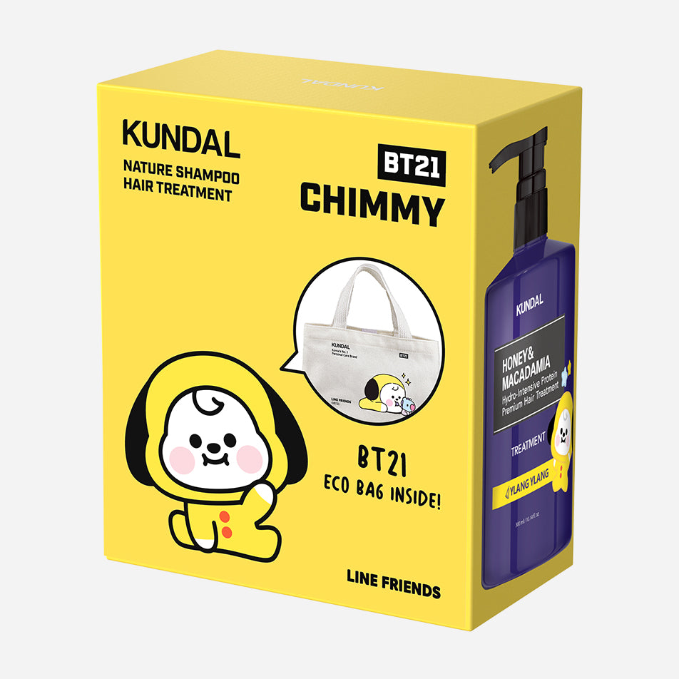 Kundal [BT21 CHIMMY Bag 付き] YLLANG YLANGKUNDAL シャンプー + ヘアトリートメント 300ml