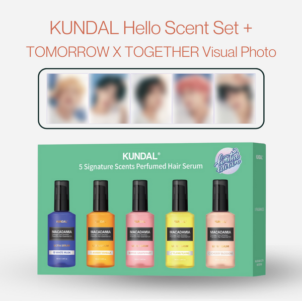 Kundal 5つの香りのヘアセラムセット (TOMORROW X TOGETHER Card Set