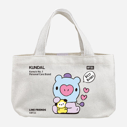 Kundal シャンプー&amp;トリートメント 《ホワイトムスク》｜BT21コラボバッグ付き