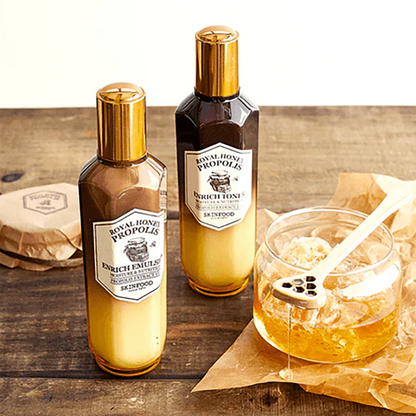 SKINFOOD ロイヤルハニープロポリスエンリッチトナー – Coréelle Japan SKINFOOD ロイヤルハニープロポリスエンリッチトナー – Coréelle Japan
