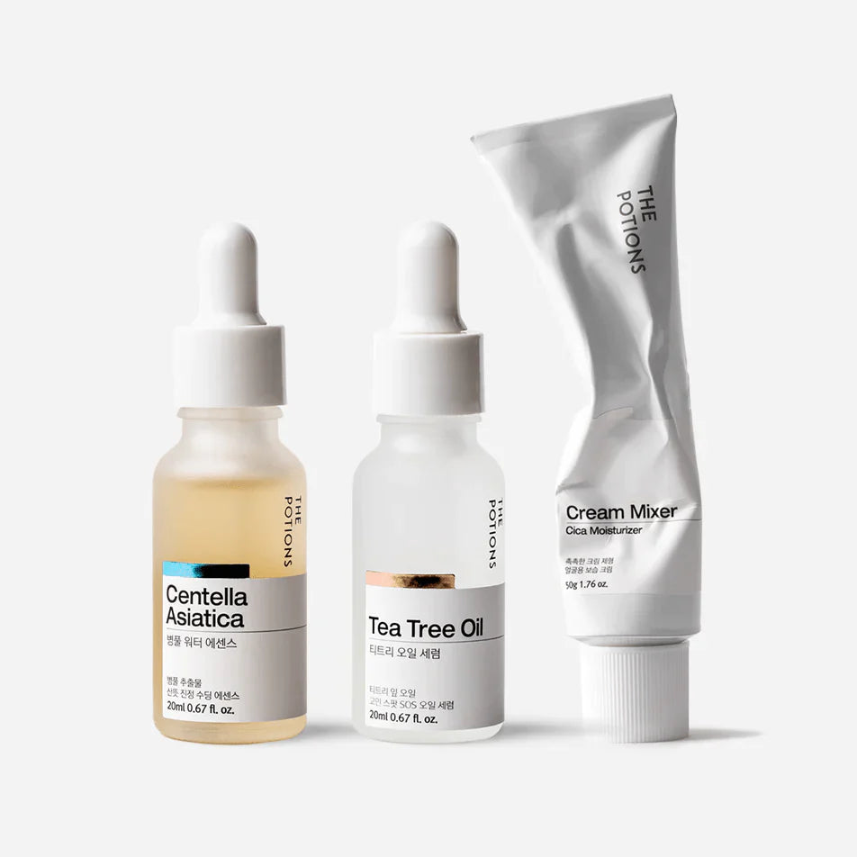 THE POTIONS シカ＆ティーツリー ゆらぎ肌ケアトリオ